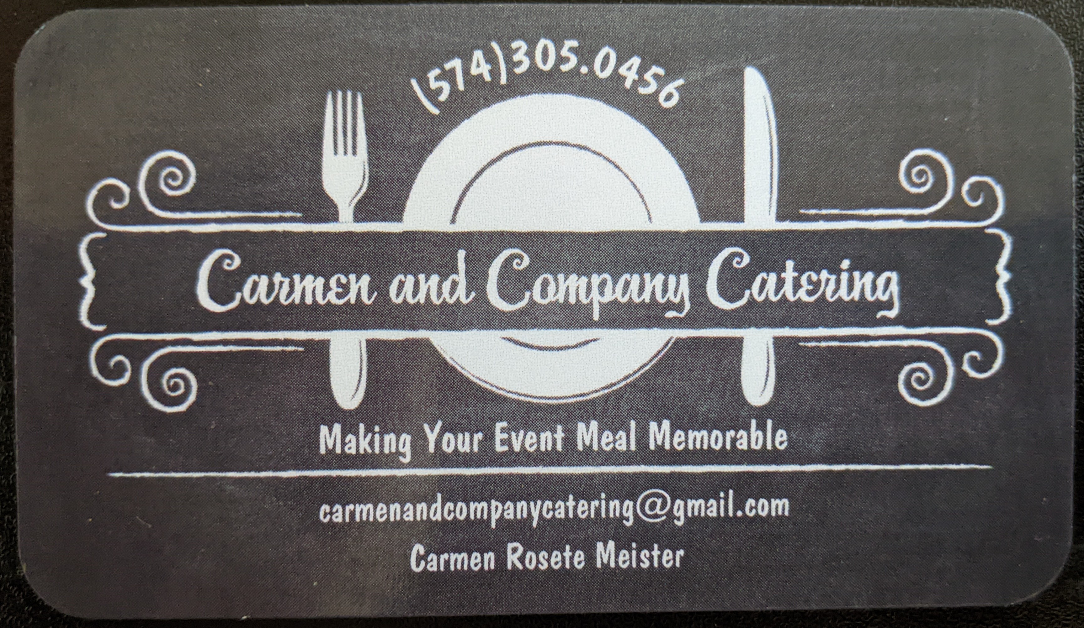 Carmen and Company business card
